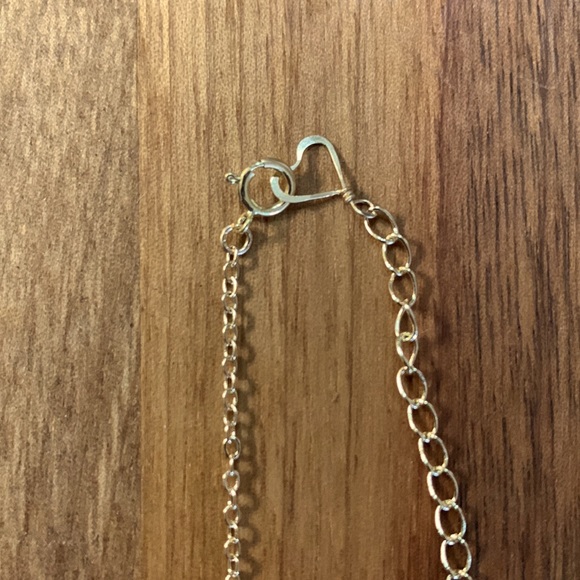 Handmade Freshwater Pearl/Puka shell Necklace, on 17” 14k Gold-filled Chain - Picture 7 of 8